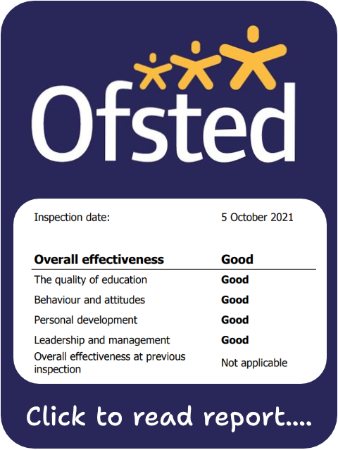 click here for our latest ofsted report